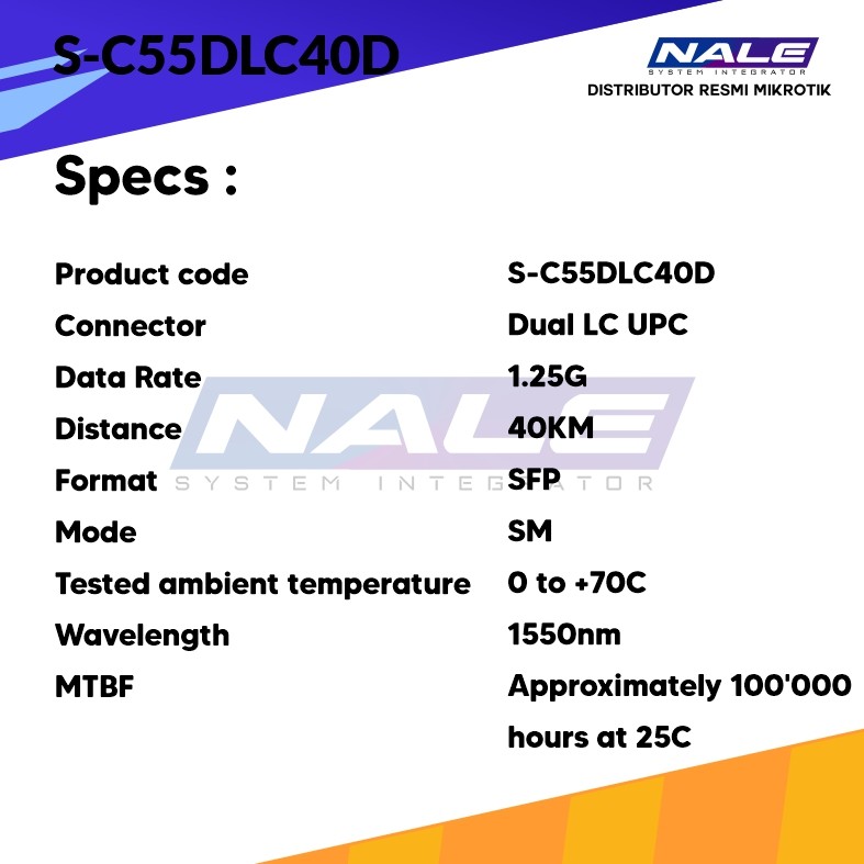 S-C55DLC40D spek Mikrotik S-C55DLC40D - Gambar 3