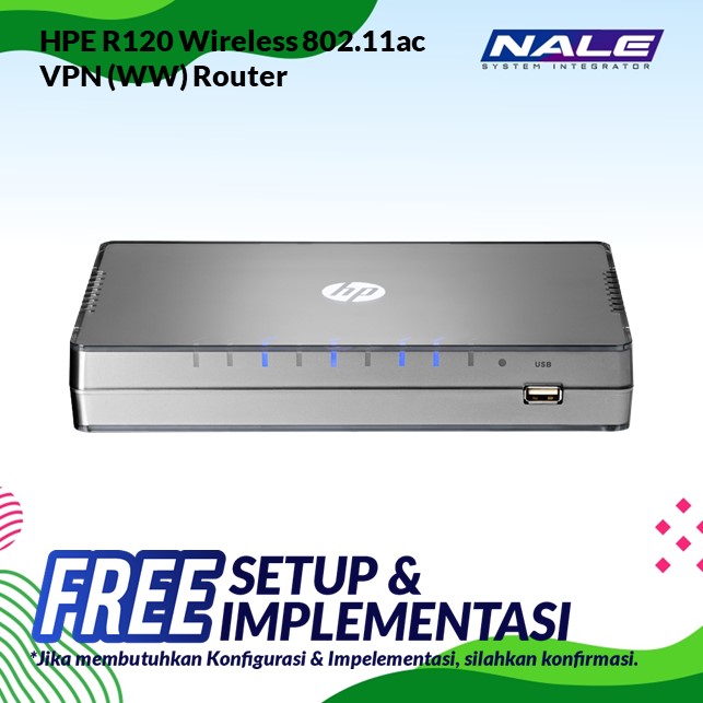 J9977A HPE R120 Wireless 802.11ac VPN WW Router (J9977A) - Gambar 1