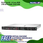 HPE P17078-B21 DL20 Gen10 - 4 Core, 8GB, 1TB SATA NHP, DVD-RW
