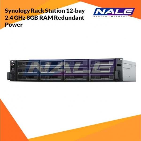 Synology Rack Station 12-bay 2.4 GHz 8GB RAM Redundant Power (SA3200D)