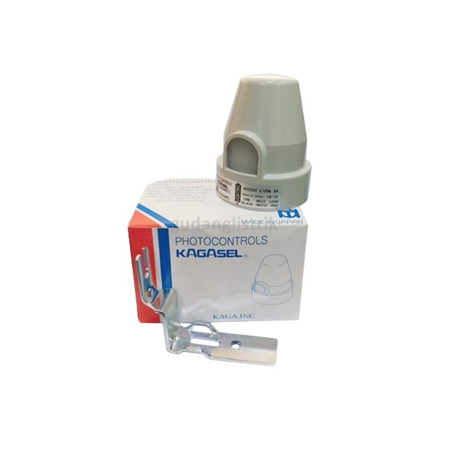 k KAGASEL FOTOSEL 6A SENSOR CAHAYA PHOTOCONTROLS 6 AMPERE - Gambar 1